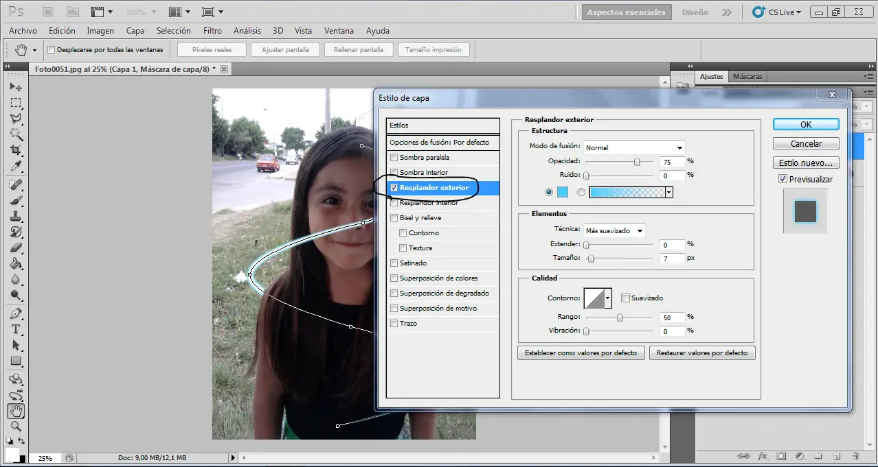 Efecto luces de neon Phtoshop [propio]