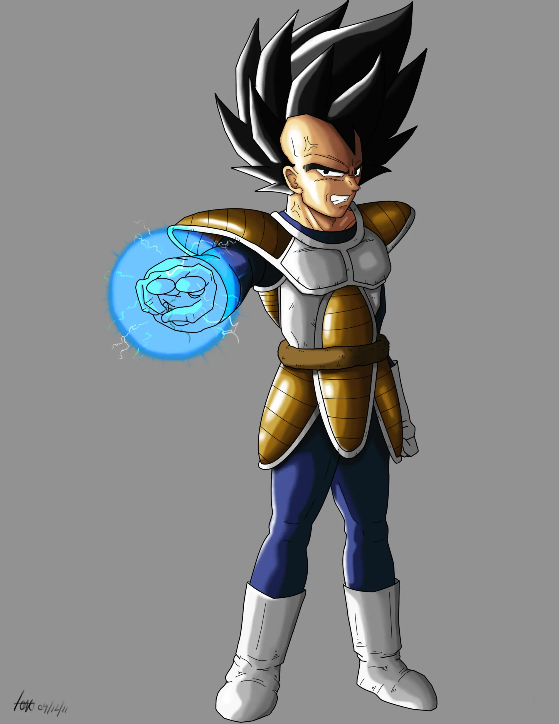 dragon ball vegeta scouter BY kakarotoo666