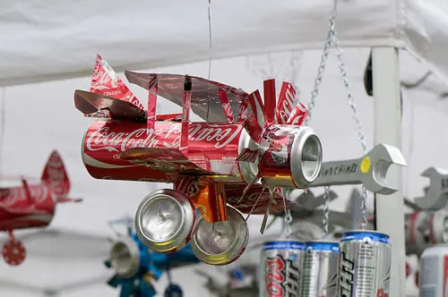 latas de cocas