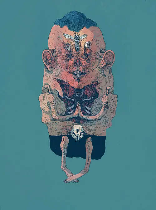 Extrañas Anatomias Organicas: Ilustraciones de Erick Svetof