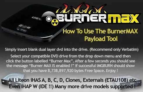 BurnerMax Payload, infos y descargar
