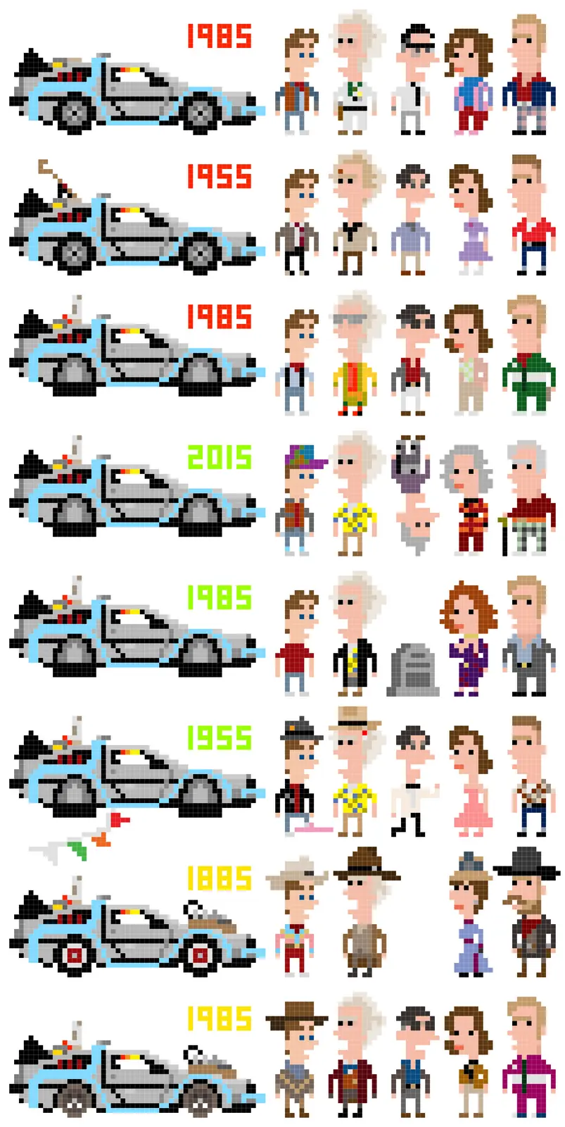 Ilustraciones - Fan Made - Volver al Futuro