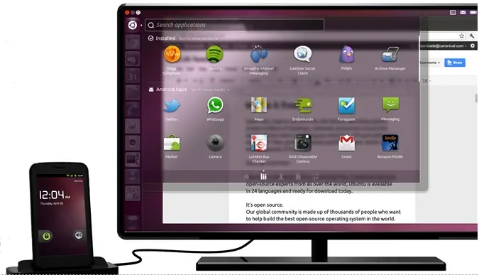 Ubuntu para android, un entorno de escritorio para tu smart