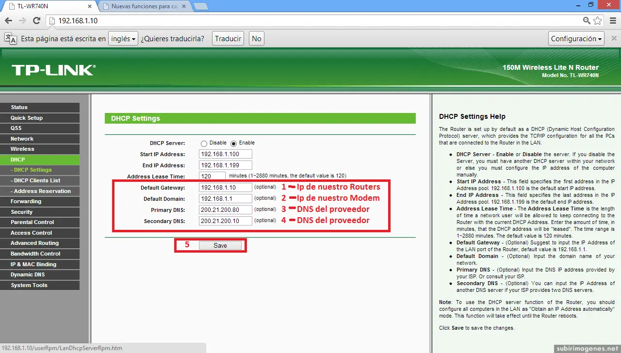 configuracin