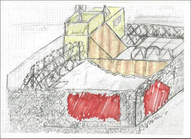 Un hombre construye un búnker antizombi