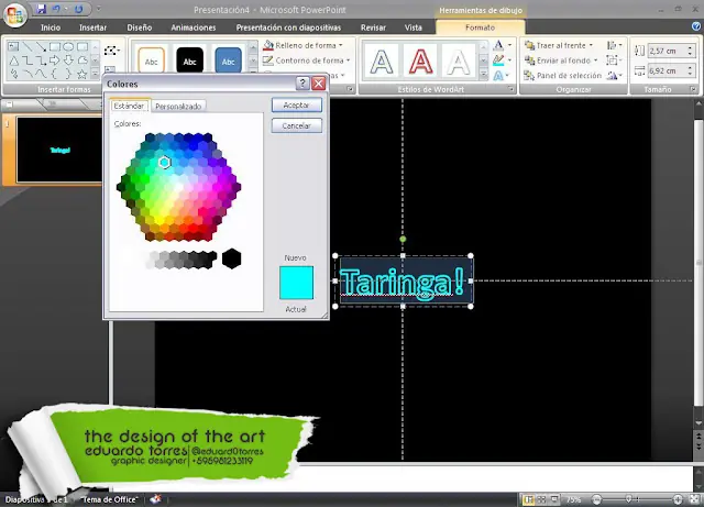 [PowerPoint] Effecto NEON al estilo Photoshop - propio