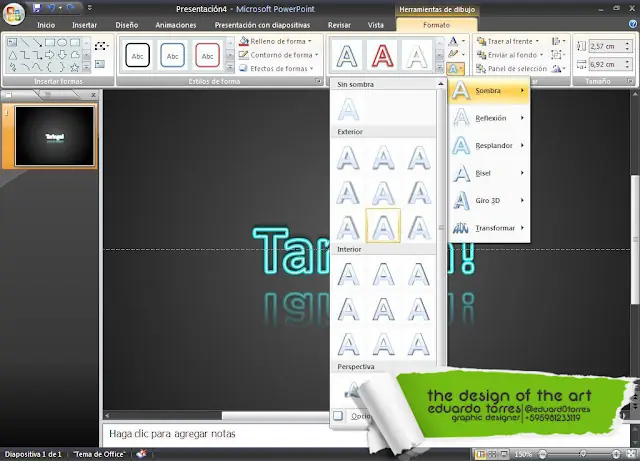 [PowerPoint] Effecto NEON al estilo Photoshop - propio