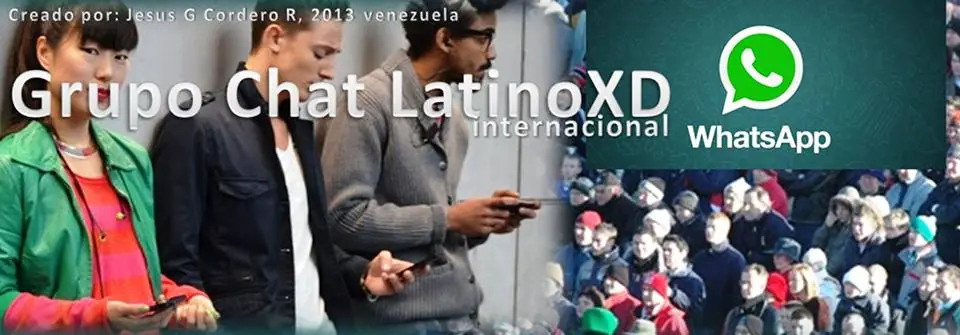 Whatsapp Grupo Chat LatinoXD Internacional en facebook