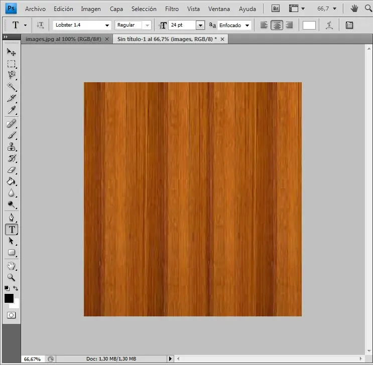 Efecto grabado o quemado en madera ┌ Photoshop ┘
