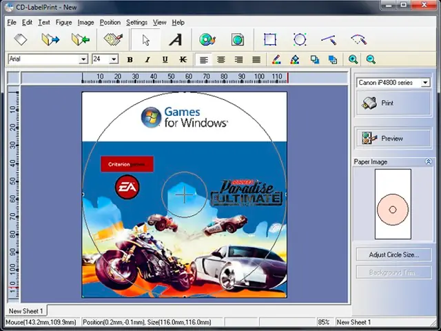 Como printar un cd/dvd