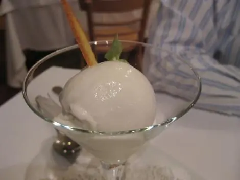 Mi favorito: helado de queso Filadelfia