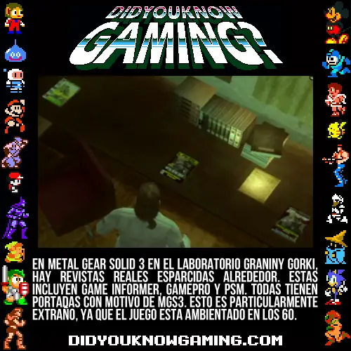 curiosidades de los videojuegos