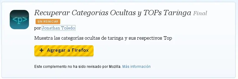 top post categorias ocultas