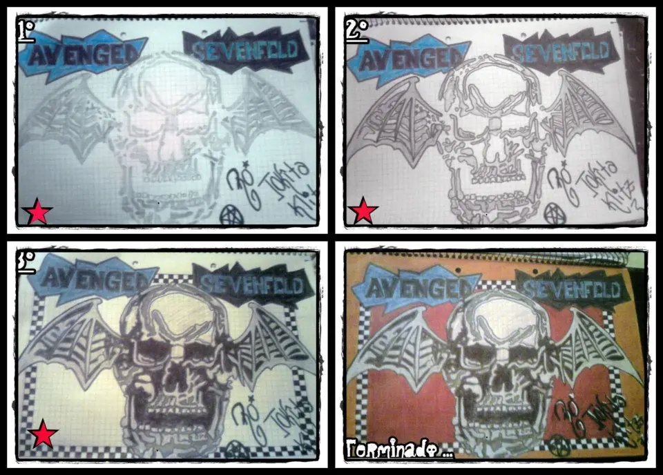 Mi dibujo del Deathbat, espero q les guste