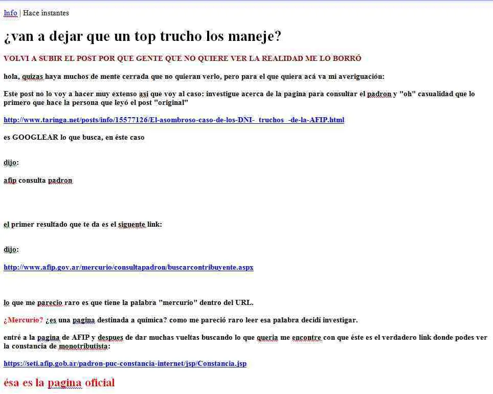 T! y la denuncia como arma de la censura