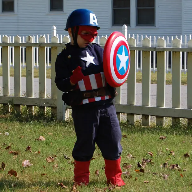 Traje Captain America (de la guerra mundial) para niño