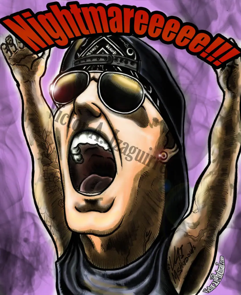Lo Dibuje a M. Shadows de Avenged Sevenfold.