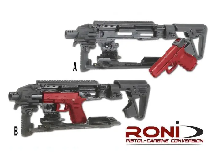 Kit de transformación de pistola a sub-fusil