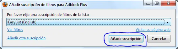 Adblock Plus - bloquea la publicidad de paginas web