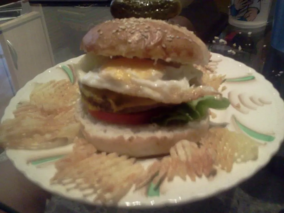 La mejor Hamburguesa de todas, la hice en mi casa! RECETA