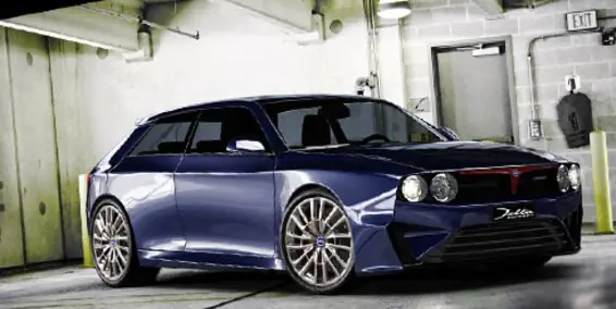 Lancia Delta HF Integrale 2013 en homenaje al carro de los 8