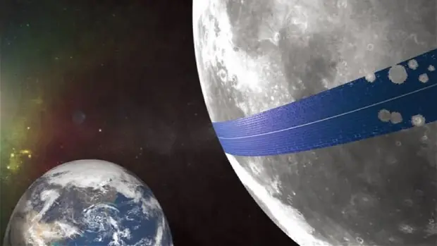 Luna Ring: Un anillo de paneles solares en la Luna