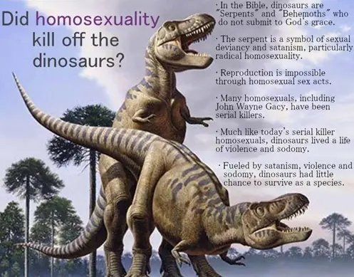 ¿La homosexualidad mato a los dinosaurios?