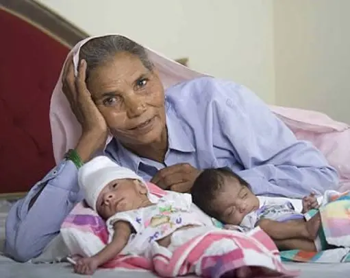 Madre a los 70 Años