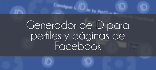 Como saber mi ID de Facebook
