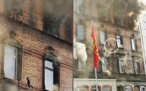 Un bebé se salvó porque sus padres lo tiraron por la venta