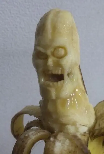 arte en la banana