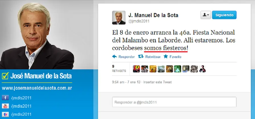 De la Sota mintió desde la primera hora