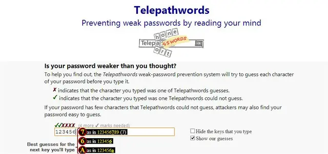 Una nueva web predice tus contraseñas