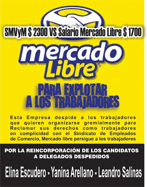 mercado libre persigue a los trabajadores