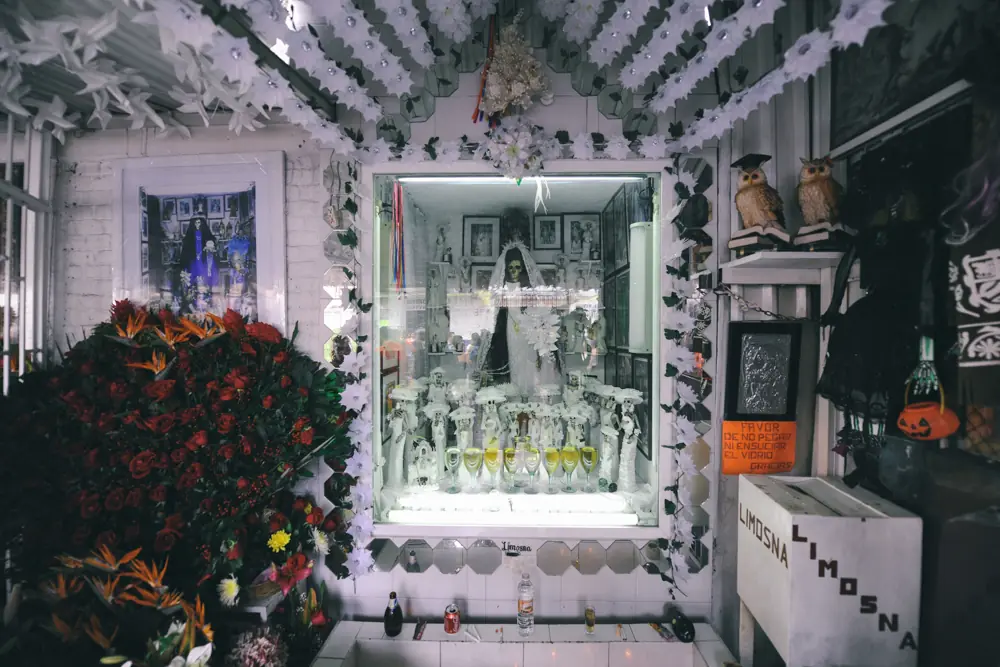 Tepito de los sonideros a la santa muerte