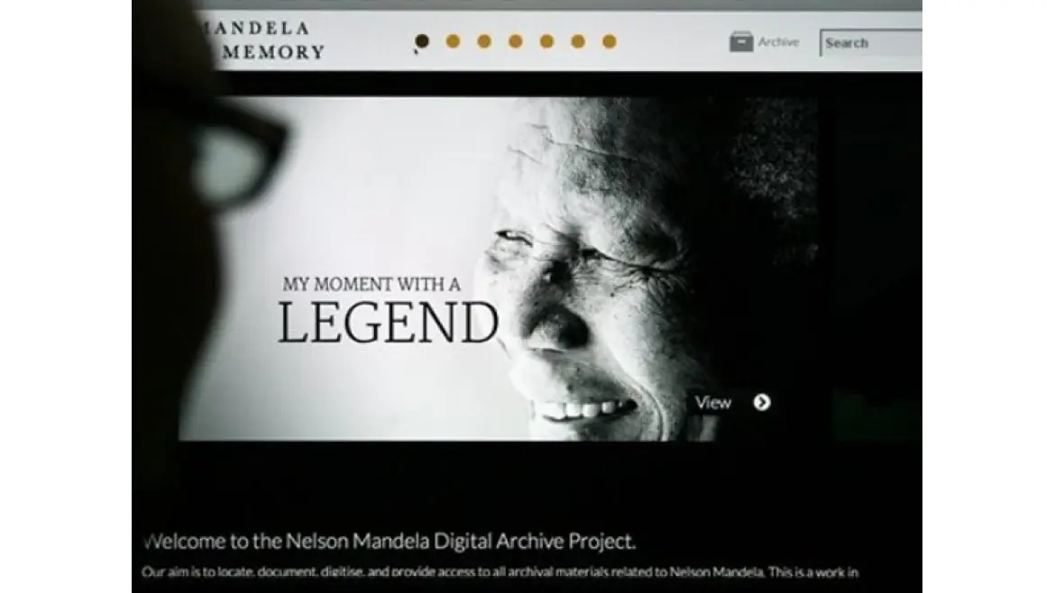 El archivo de Nelson Mandela, disponible en la web