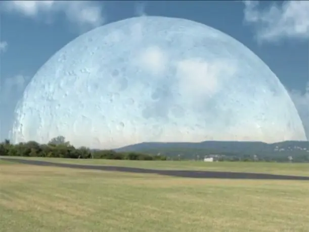 Y si la Luna si orbitara 420 km de la Tierra? (video)