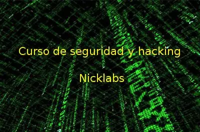 Curso de seguridad y hacking - Parte 1 - Definiciones