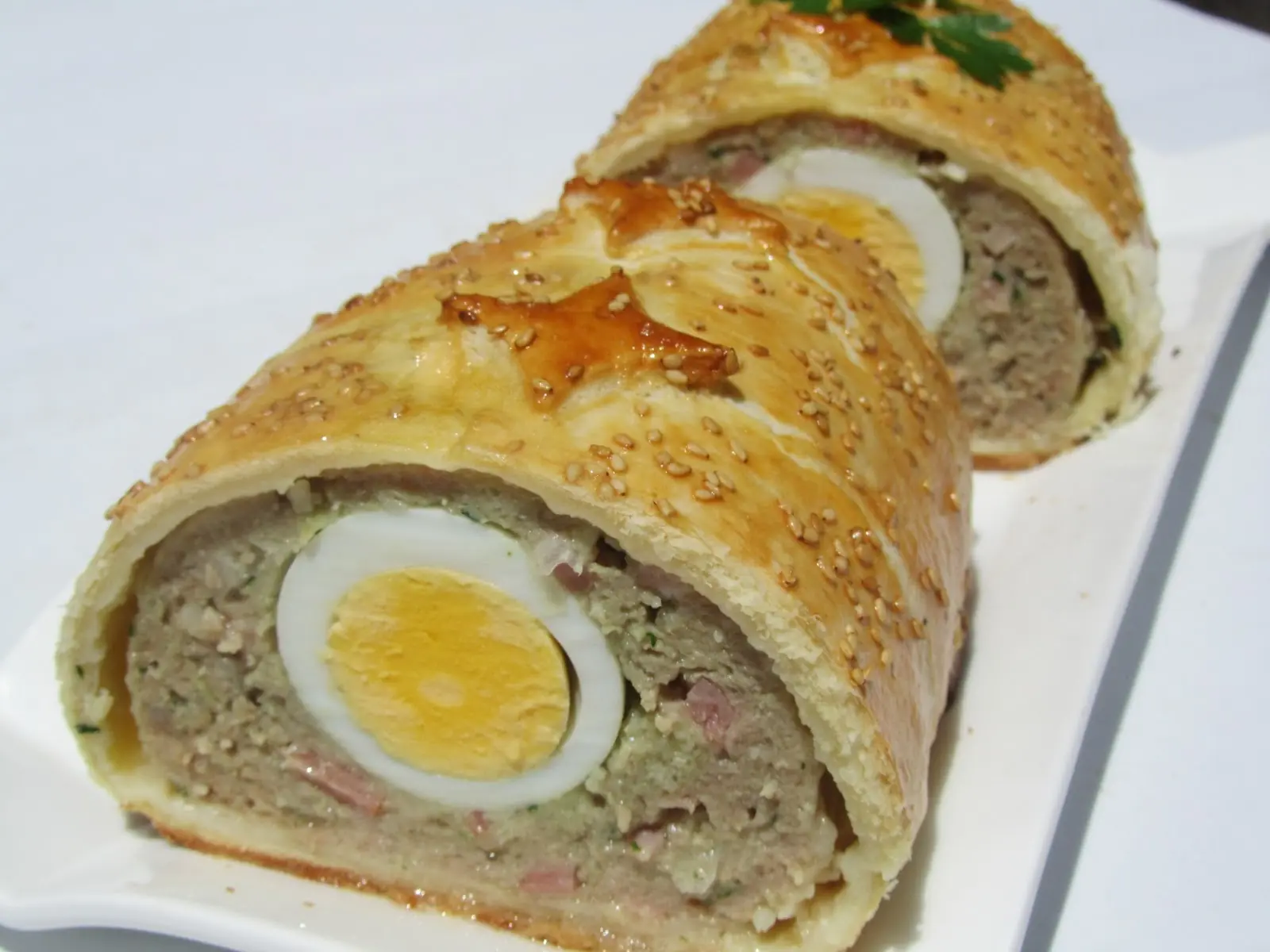 arrollado de carne picada