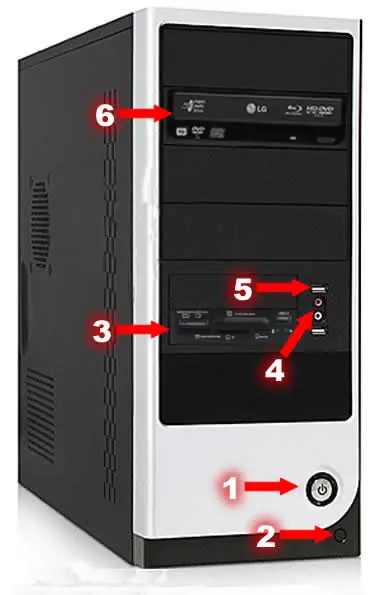 reparacion de computadoras problemas en la parte frontal