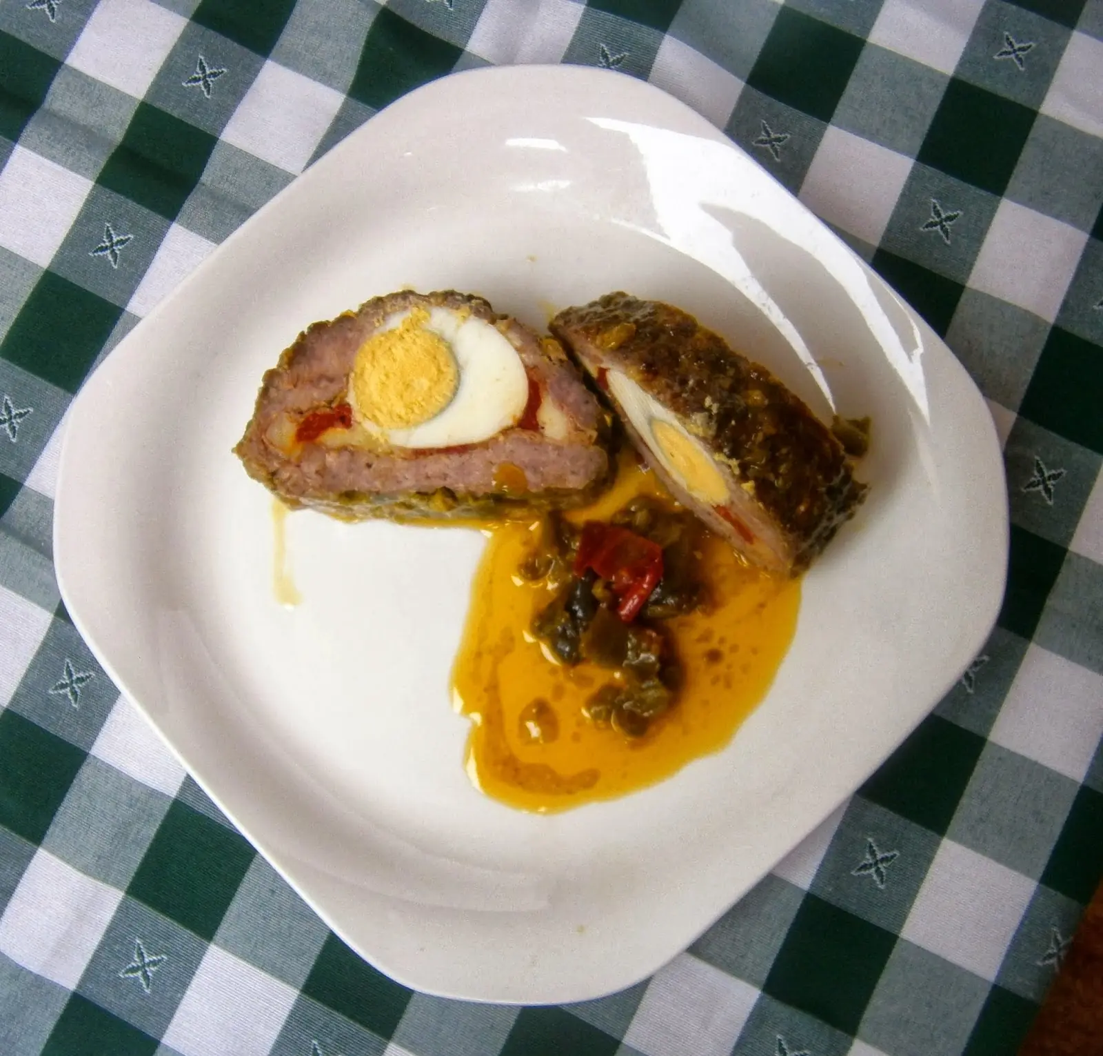 arrollado de carne picada