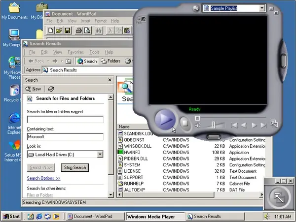 interfaz de windows