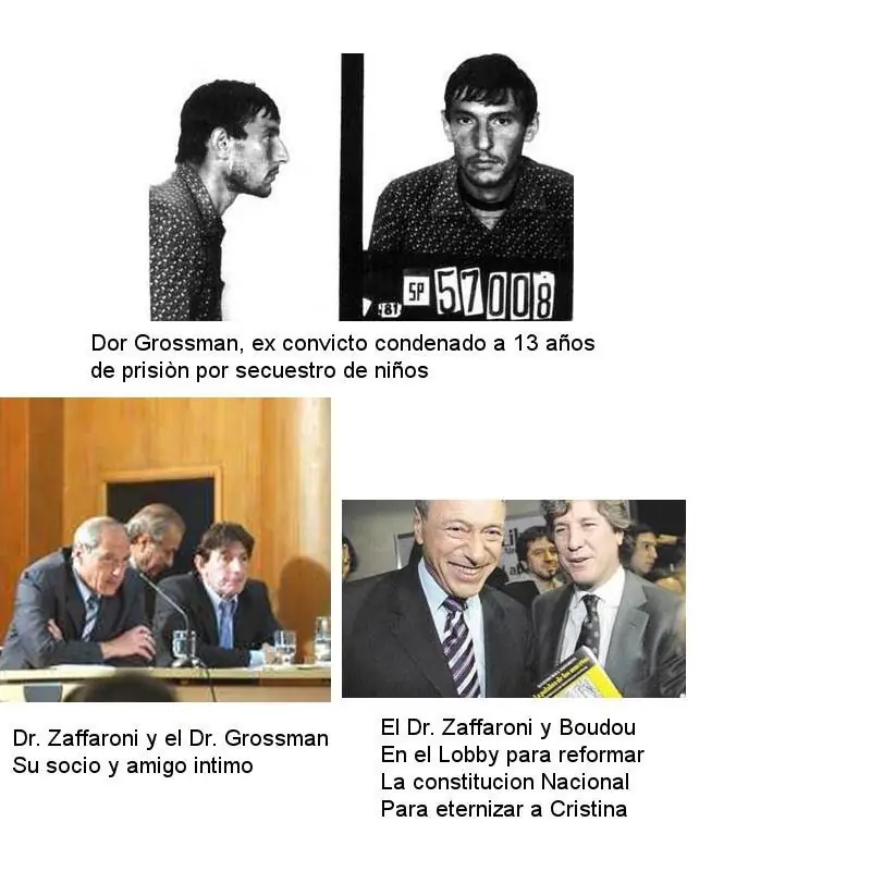 De Zaffaroni, Boudou y Grossman