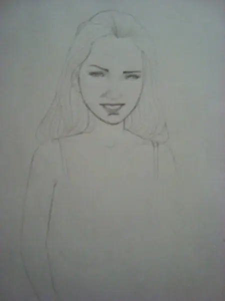 dibujo tipo comic niña tatuada!!! (propio)