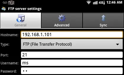 Transferir archivos entre Android y PSP mediante Wifi