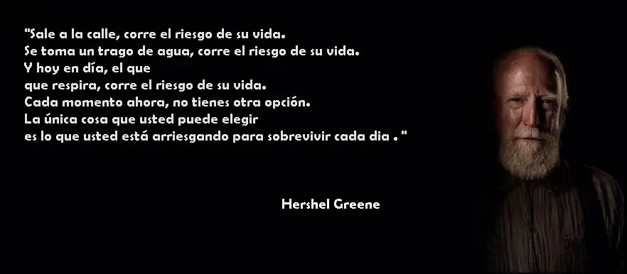 Taringa recuerda a Herschel - TWD