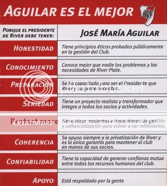 ¿Por que descendió river?