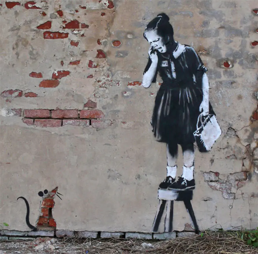 Las 50 mejores obras urbanas de Banksy