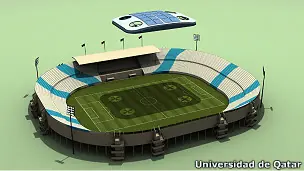 Nubes artificiales para el mundial de Qatar