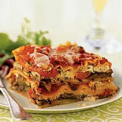Lasaña de zucchini, brócoli y coliflor